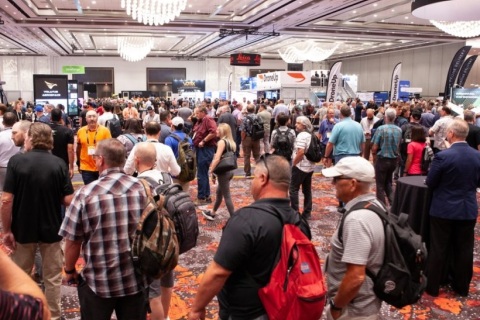 美国拉斯维加斯无人机、无人系统展展会现场图片