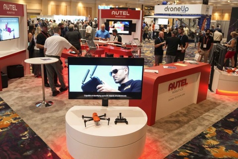 美国拉斯维加斯无人机、无人系统展展会现场图片