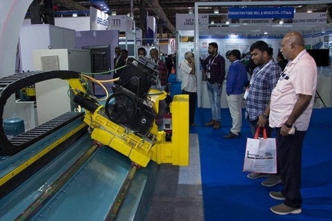 印度孟买冶金展览会展会现场图片