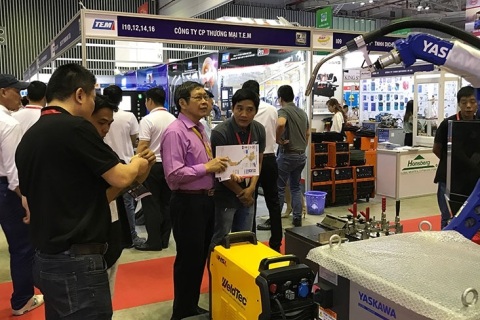 越南钢铁、铝工业、冶金、板材展展会现场图片