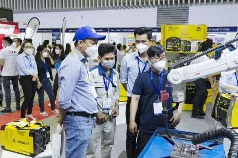 越南钢铁、铝工业、冶金、板材展展会现场图片