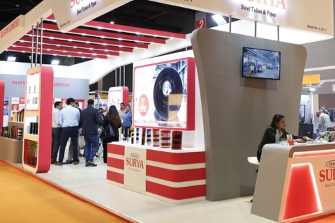 印度孟买冶金展览会展会现场图片