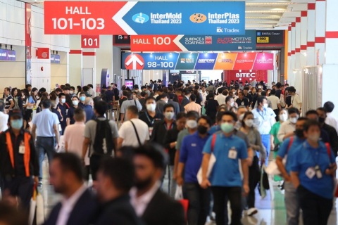 泰国曼谷表面处理及涂料展展会现场图片