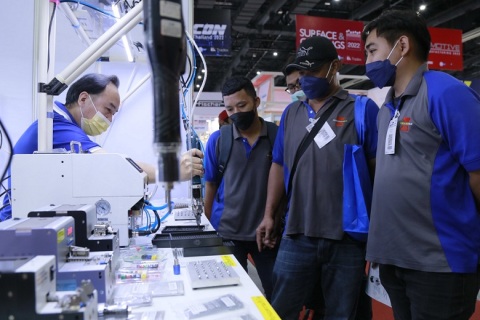 泰国曼谷电子生产设备展览会展会现场图片