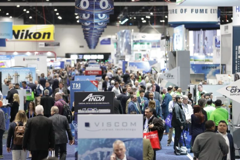 美国国际线路板及电子组装技术展展会现场图片