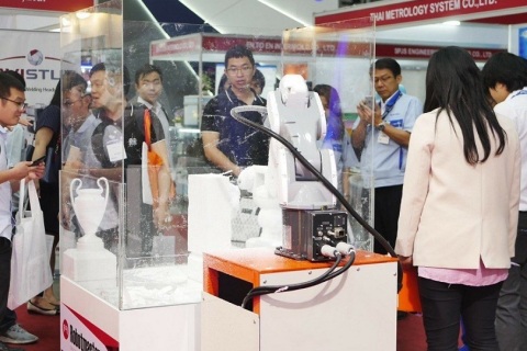 泰国曼谷表面处理及涂料展展会现场图片