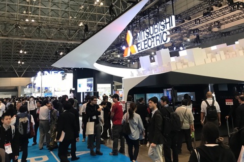 日本东京电子高新科技展览会展会现场图片
