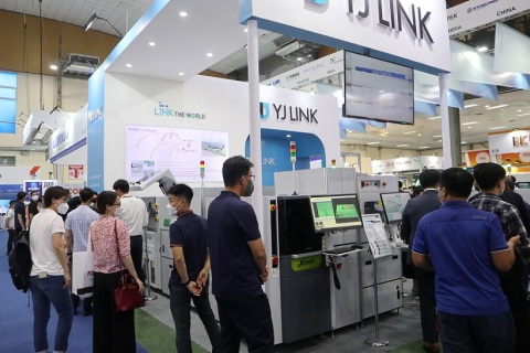 越南河内电子生产设备展览会展会现场图片