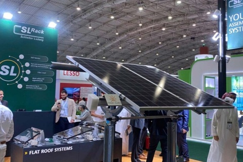 沙特太阳能光伏、储能展览会展会现场图片