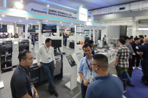 越南河内电子生产设备展览会展会现场图片