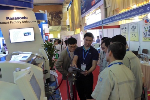 越南河内电子生产设备展览会展会现场图片