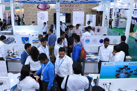 印度电子生产设备展览会展会现场图片