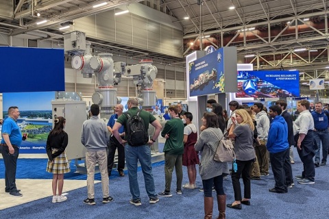 美国电力电网输配电展览会展会现场图片