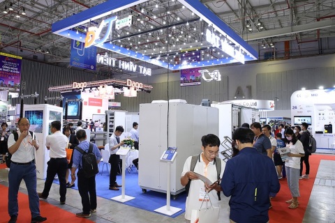 越南胡志明电力、线缆展览会展会现场图片