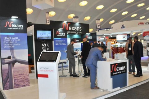 摩洛哥电力电工及照明展览会展会现场图片