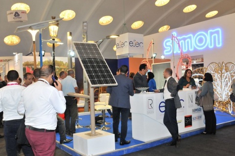 摩洛哥电力电工及照明展览会展会现场图片