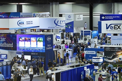 美国有线电视及宽带展览会展会现场图片