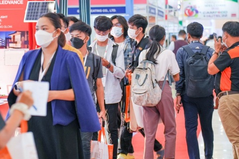 柬埔寨金边电力能源展览会展会现场图片