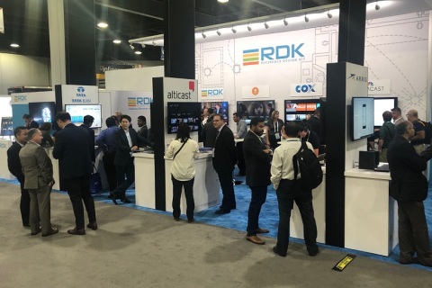 美国有线电视及宽带展览会展会现场图片