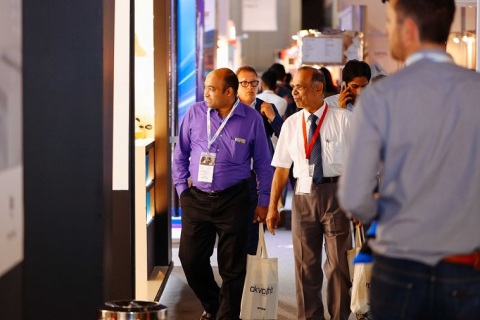 中东迪拜城市、建筑及商业照明展览会展会现场图片