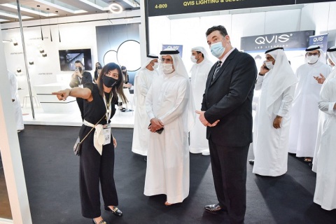 中东迪拜城市、建筑及商业照明展览会展会现场图片