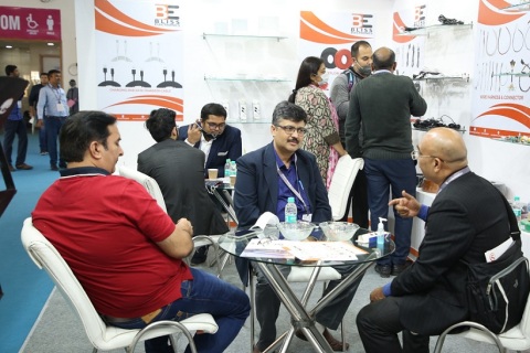 印度新德里LED照明展览会展会现场图片