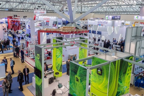 俄罗斯莫斯科光电展览会展会现场图片