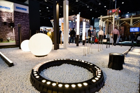 中东迪拜城市、建筑及商业照明展览会展会现场图片