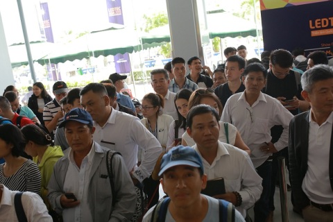 越南胡志明LED照明展览会展会现场图片