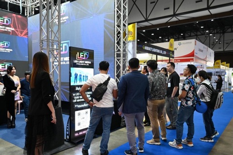 泰国曼谷LED照明展览会展会现场图片