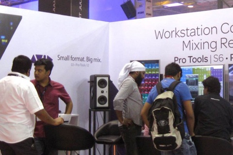 印度孟买专业灯光音响、系统集成及广播电视展览会展会现场图片