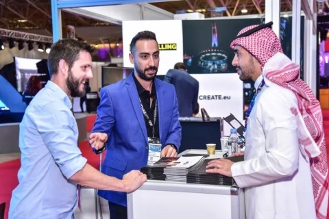 沙特利雅得舞台灯光音响展览会SLS展会现场图片