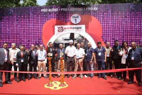 印度孟买专业灯光音响、系统集成及广播电视展览会展会现场图片