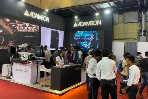 印度孟买专业灯光音响、系统集成及广播电视展览会展会现场图片