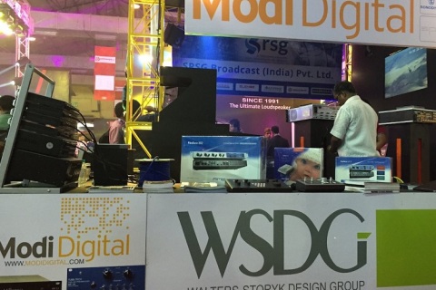 印度孟买专业灯光音响、系统集成及广播电视展览会展会现场图片