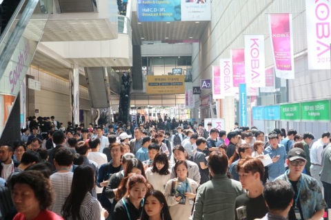 韩国首尔广播、媒体、灯光音响展览会展会现场图片