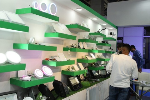 印度孟买LED照明展览会展会现场图片