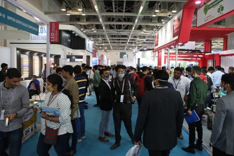 印度孟买LED照明展览会展会现场图片