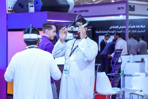 沙特利雅得舞台灯光音响展览会SLS展会现场图片