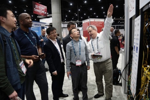 美国光通信及光网络展览会OFC展会现场图片