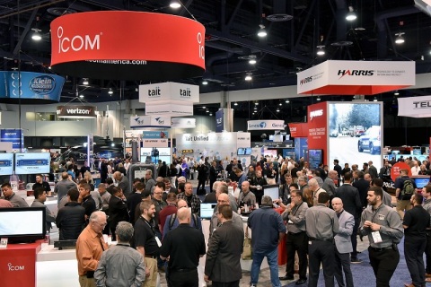 美国无线通讯展览会展会现场图片