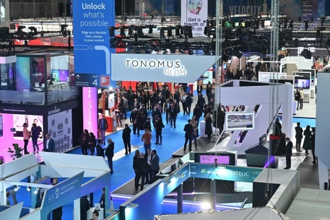 西班牙巴塞罗那世界移动通信大会展会现场图片