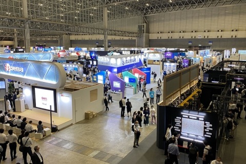 日本东京网络电信通讯通信展览会展会现场图片