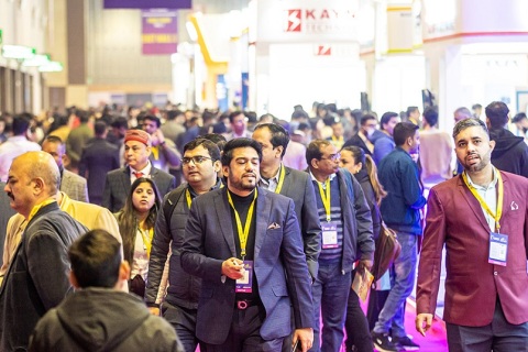 印度新德里通信、消费电子及信息技术展览会展会现场图片