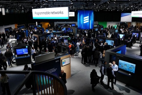 西班牙巴塞罗那世界移动通信大会展会现场图片