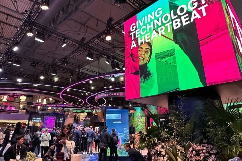 西班牙巴塞罗那世界移动通信大会展会现场图片