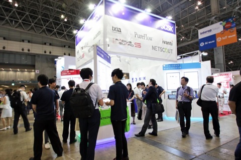 日本东京网络电信通讯通信展览会展会现场图片