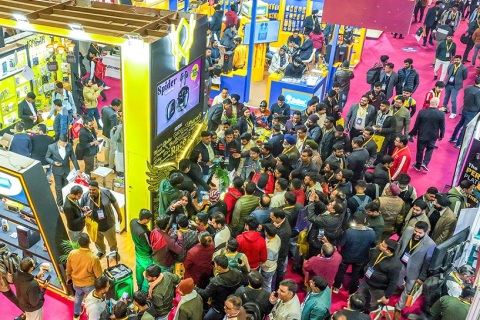 印度新德里通信、消费电子及信息技术展览会展会现场图片