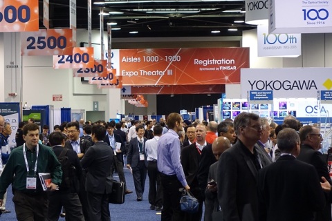 美国光通信及光网络展览会OFC展会现场图片