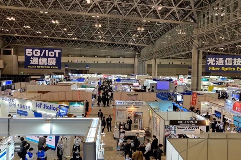 日本东京5G通讯通信物联网展览会展会现场图片